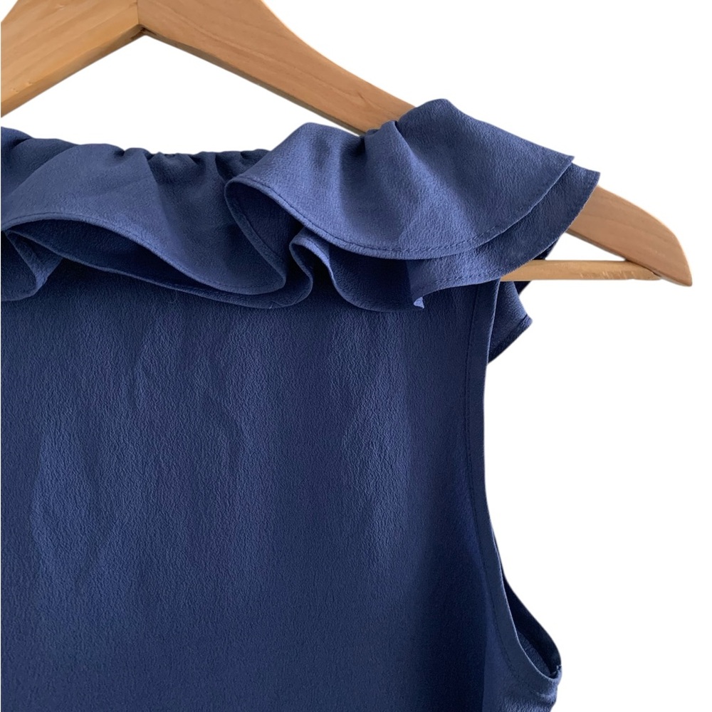 Urban Outfitters Pins And Needles Blue Ruffle Mini Dress - Picture 6 of 7